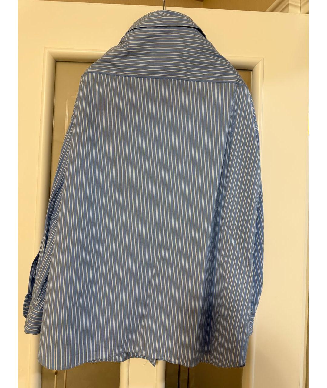 PRADA Голубая хлопковая рубашка, фото 2