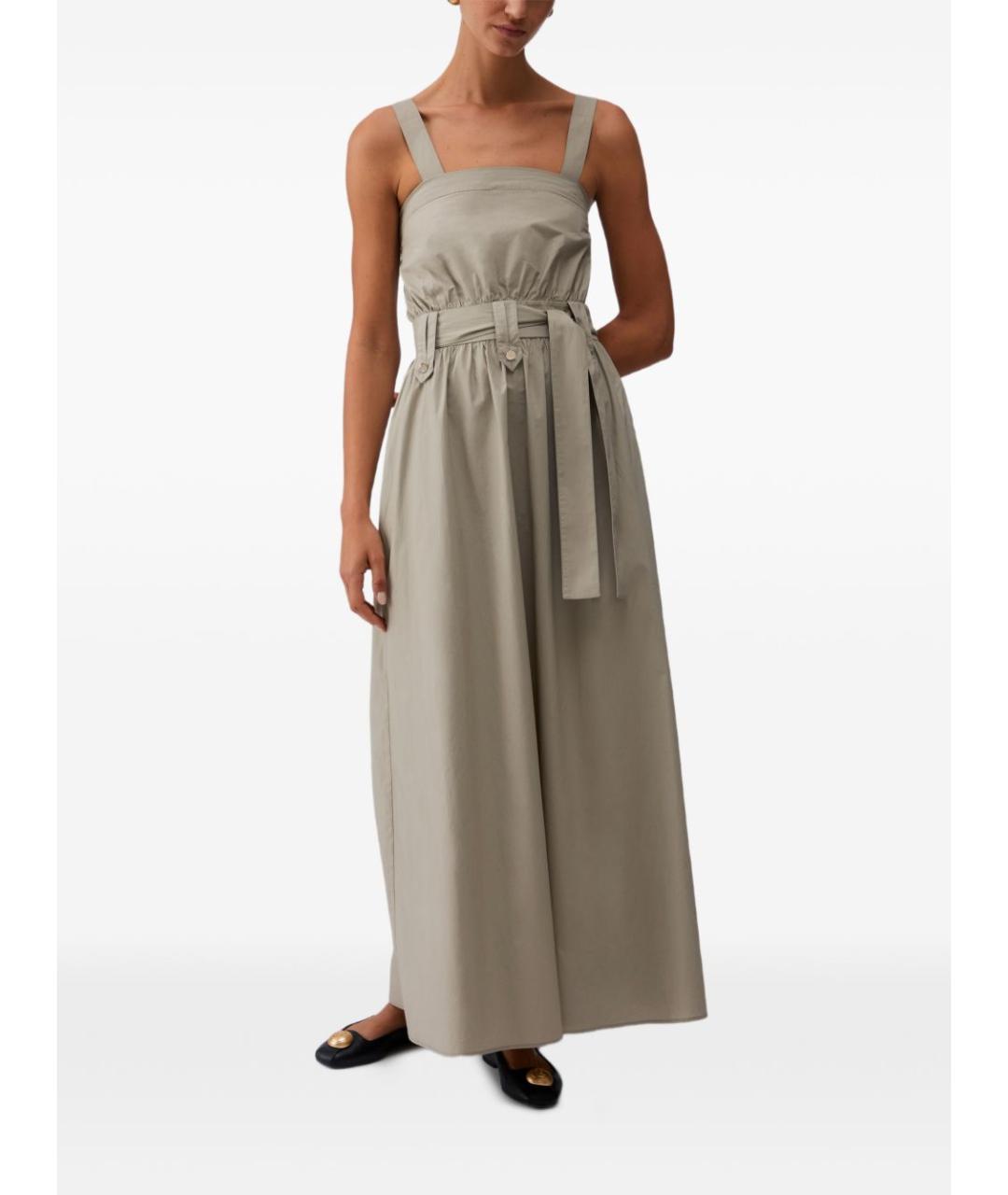 LIU JO Серое хлопковое платье, фото 5