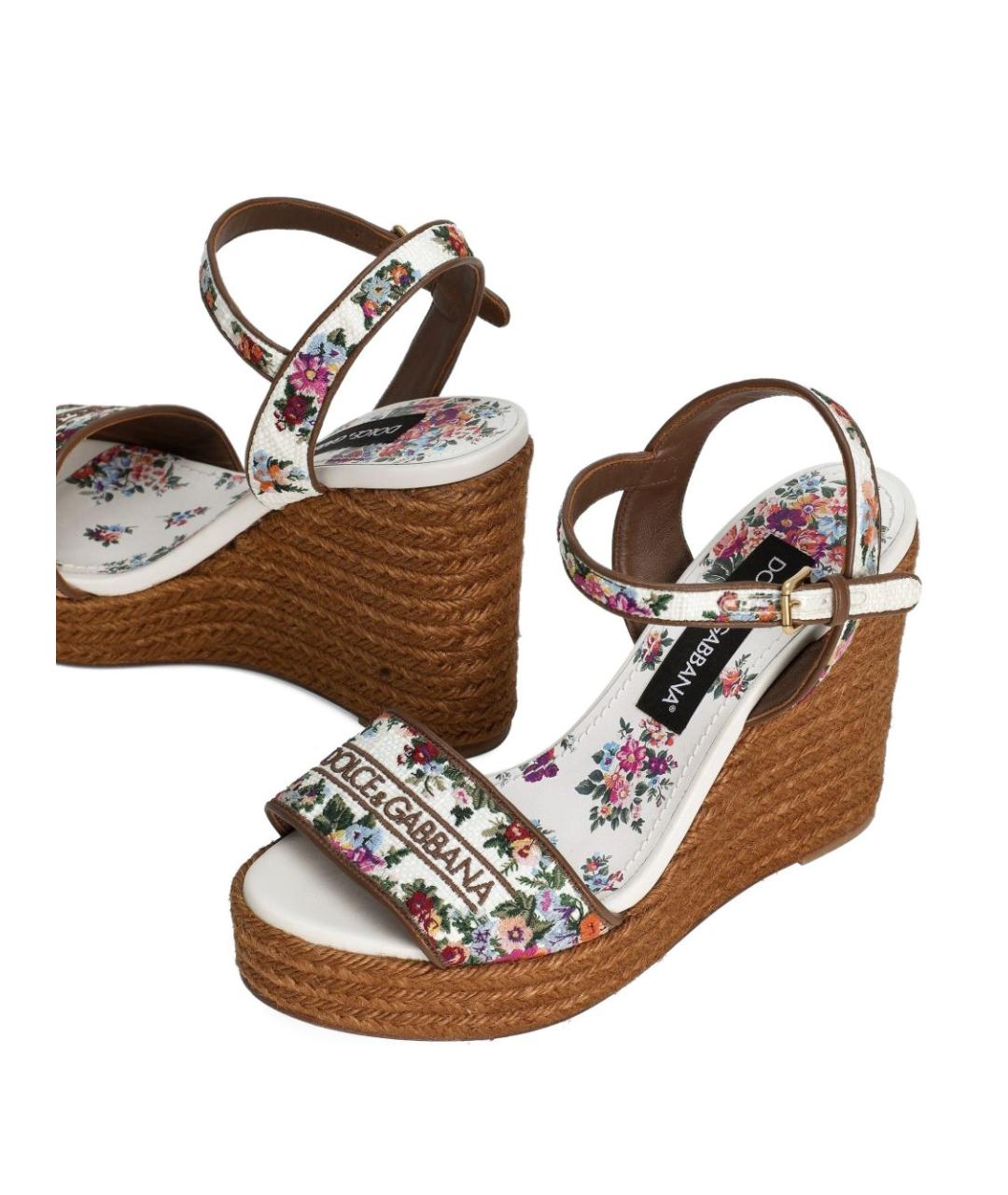 DOLCE&GABBANA Мульти босоножки, фото 3