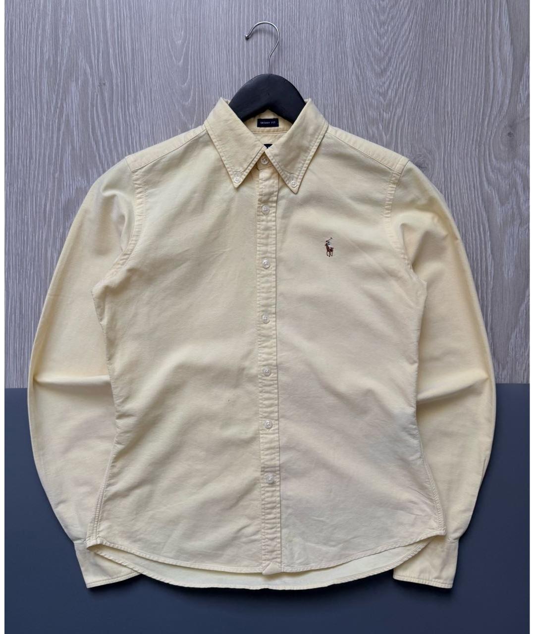 POLO RALPH LAUREN Желтая хлопковая рубашка, фото 6