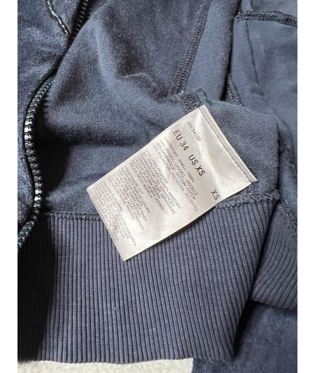 BOGNER Темно-синий хлопковый джемпер / свитер, фото 7