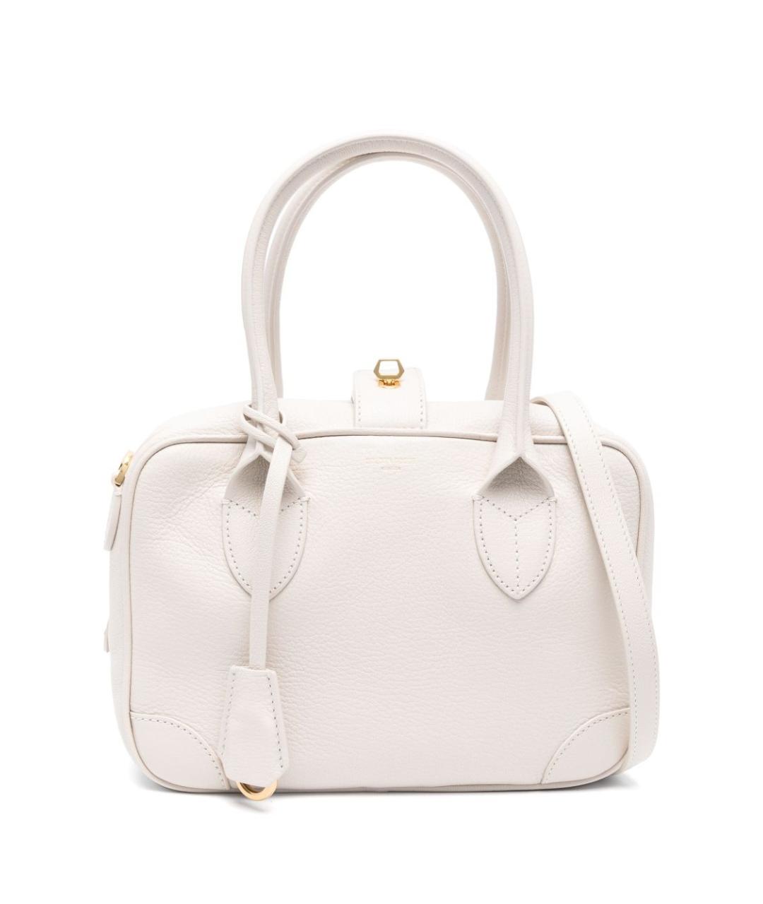 GOLDEN GOOSE DELUXE BRAND Бежевая кожаная сумка тоут, фото 1