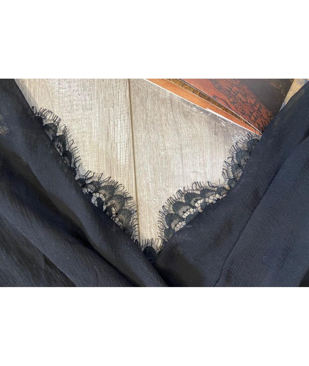 MOSCHINO Черное шелковое вечернее платье, фото 6