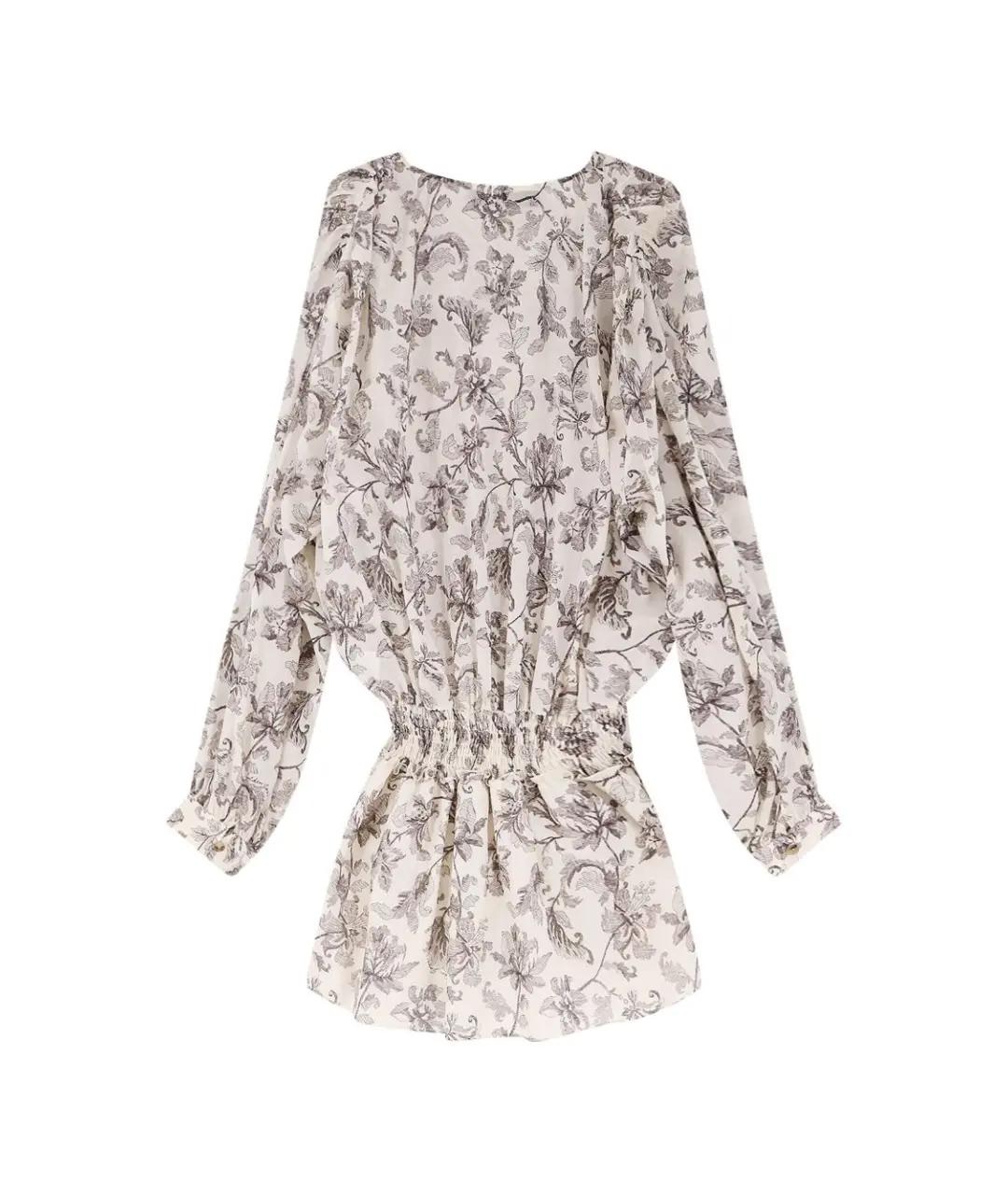 GOLDEN GOOSE DELUXE BRAND Мульти хлопковое платье, фото 3