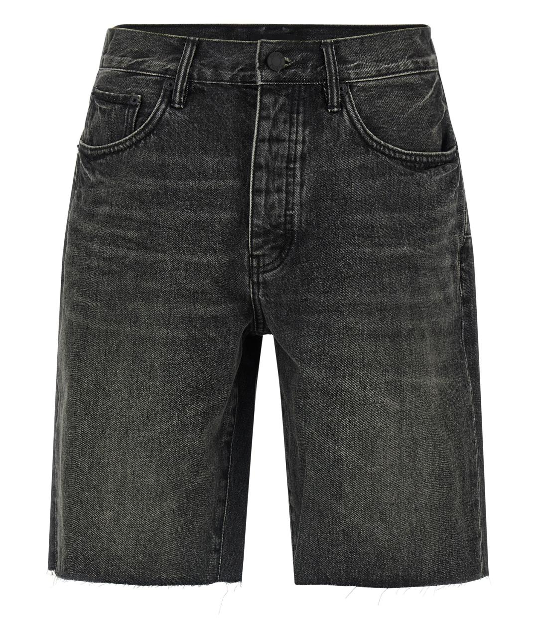 PURPLE Черные хлопковые шорты, фото 1