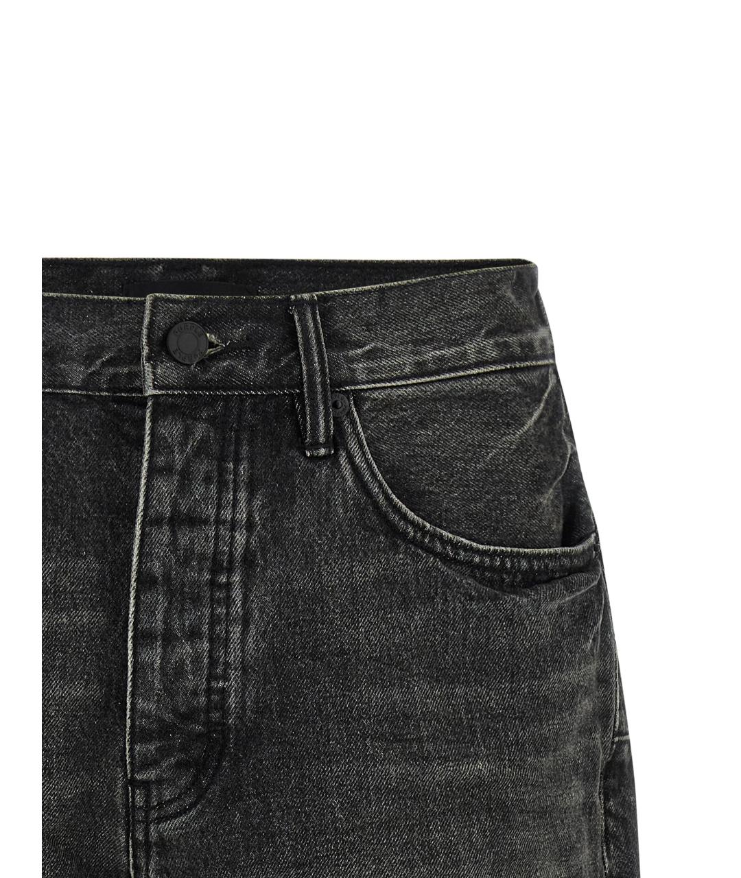 PURPLE Черные хлопковые шорты, фото 3