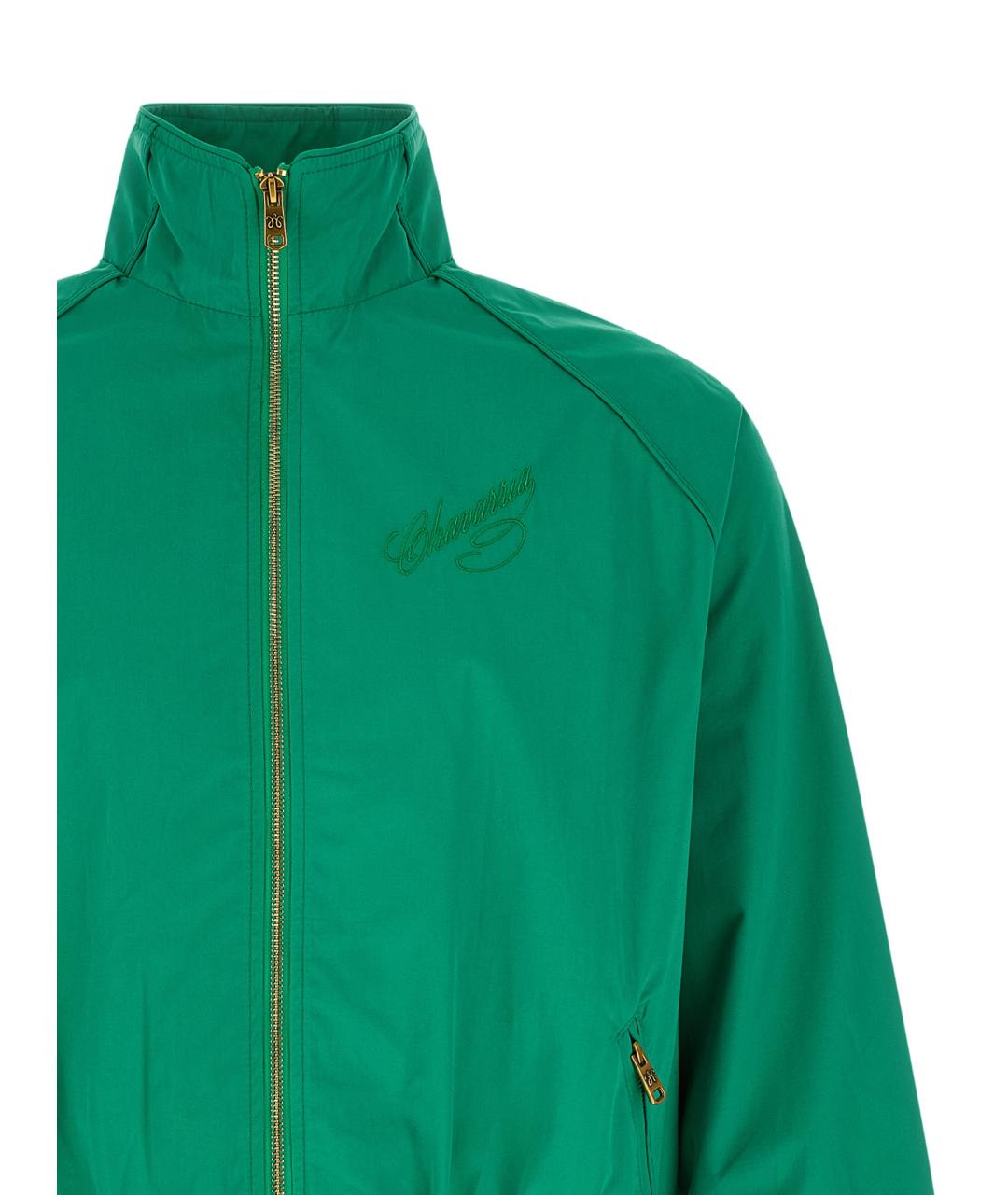 WILLY CHAVARRIA Зеленая хлопковая куртка, фото 3