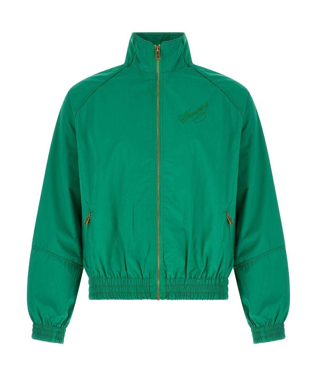 WILLY CHAVARRIA Зеленая хлопковая куртка, фото 1