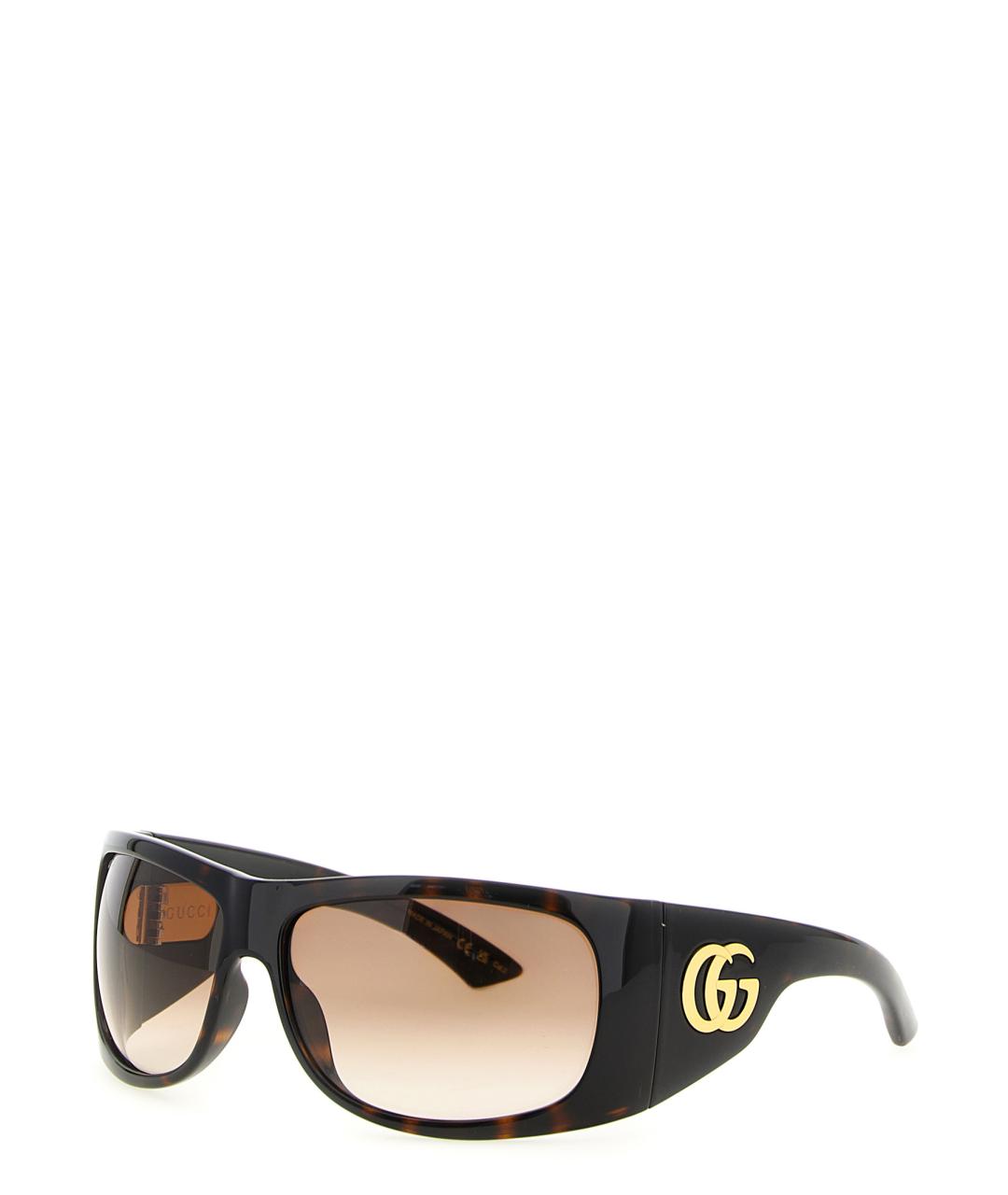 GUCCI Коричневые солнцезащитные очки, фото 1