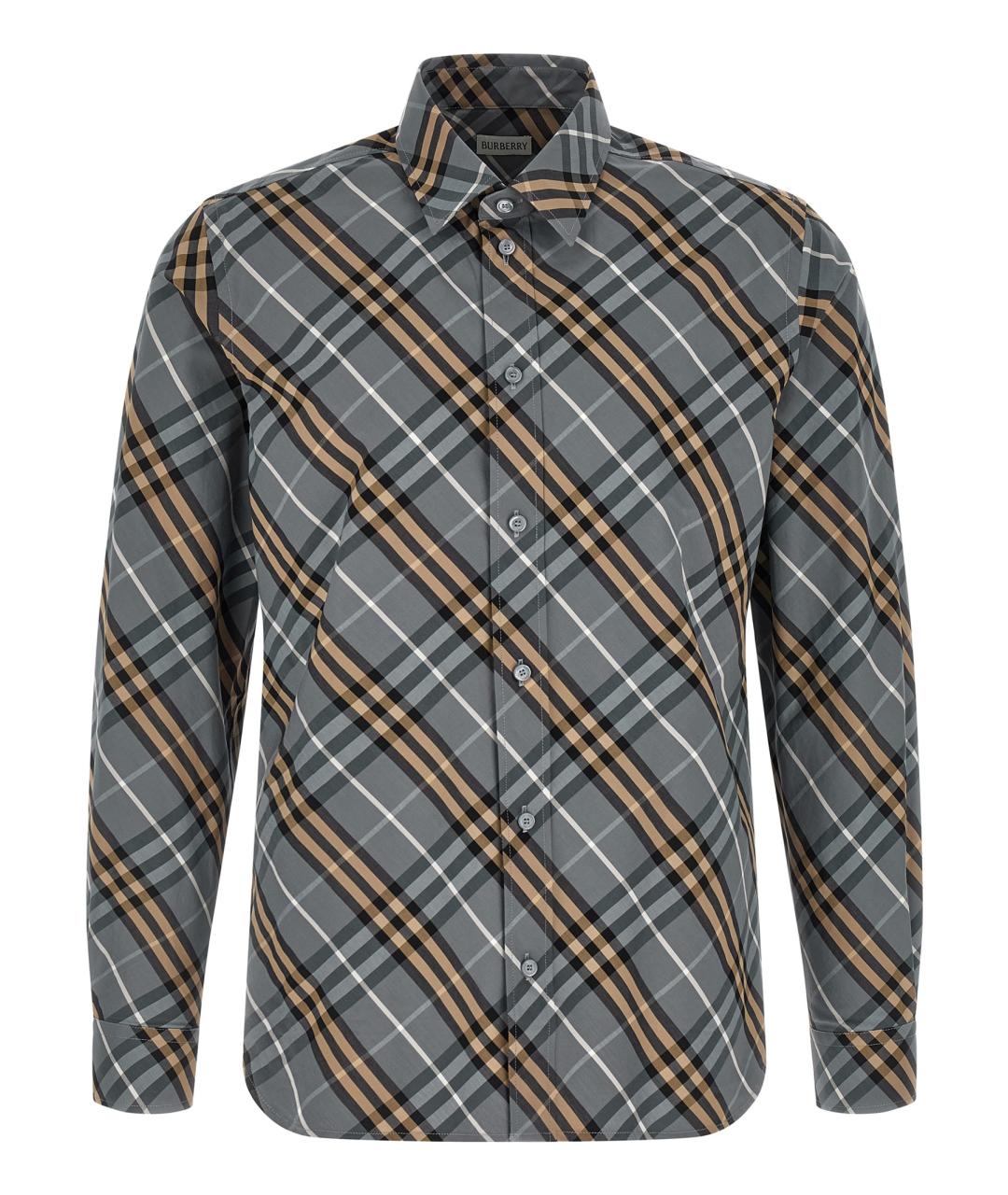 BURBERRY Мульти хлопковая кэжуал рубашка, фото 1