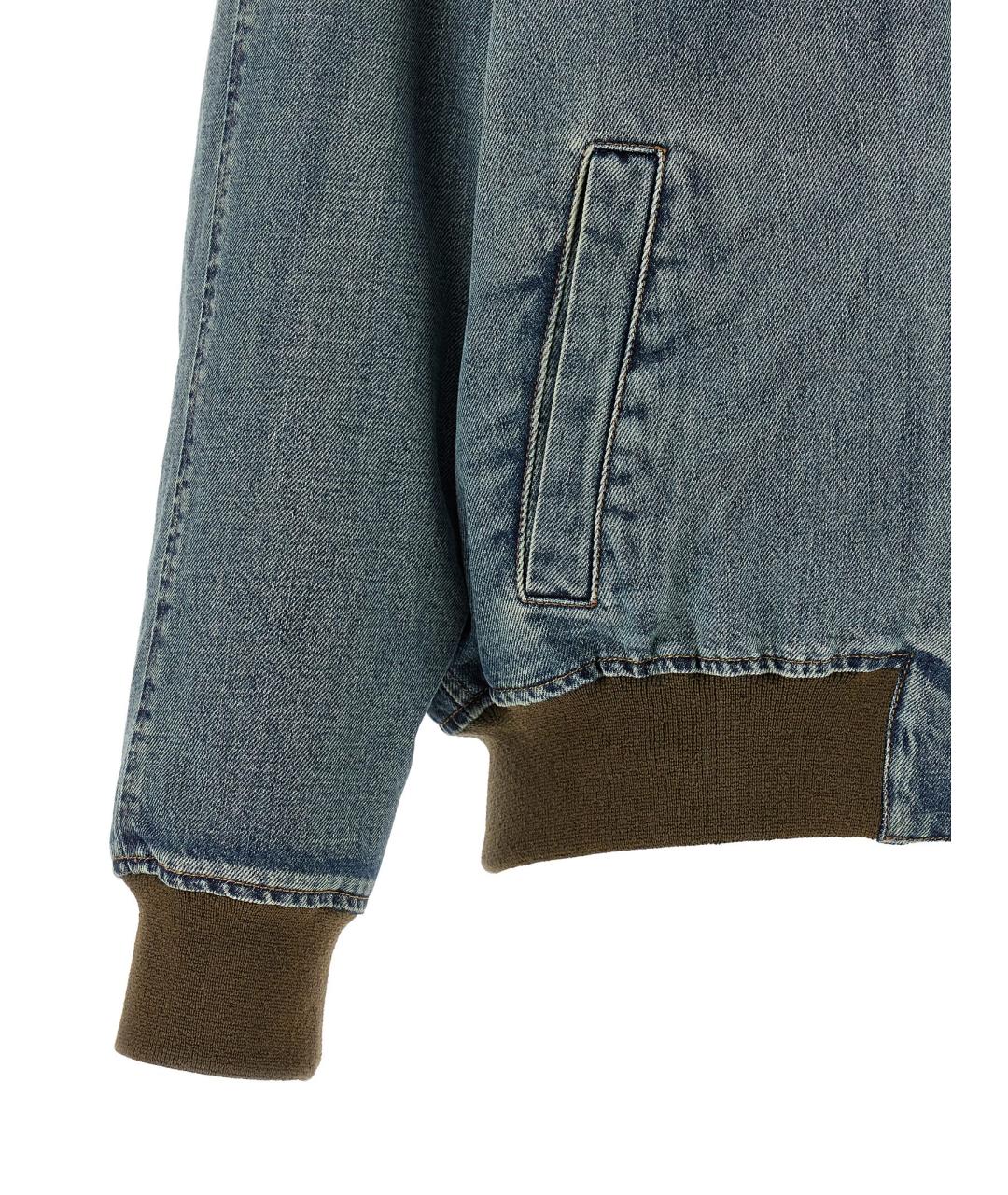 MIU MIU Синяя хлопковая куртка, фото 4