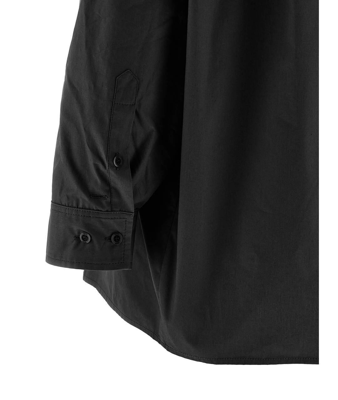 NUDE Черная хлопковая рубашка, фото 5