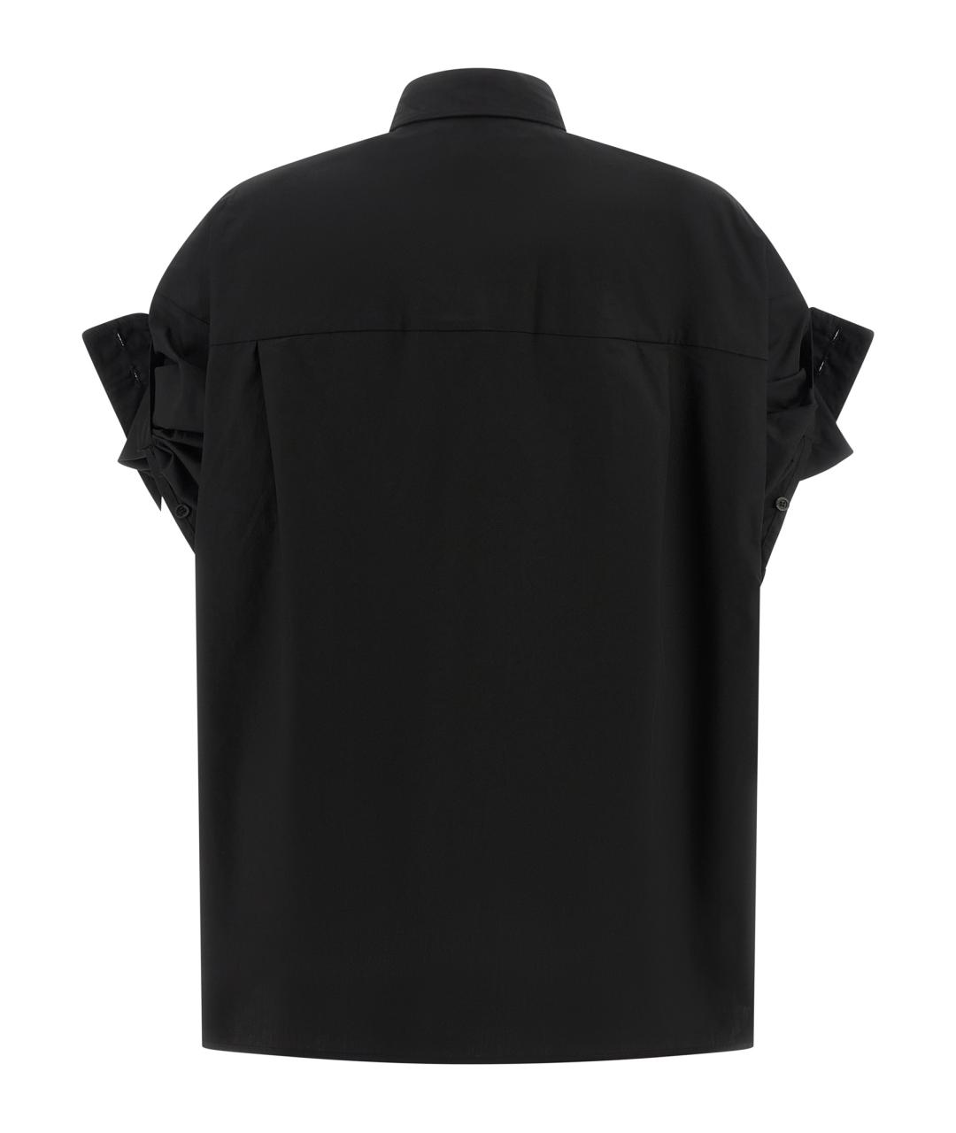 NUDE Черная хлопковая рубашка, фото 3