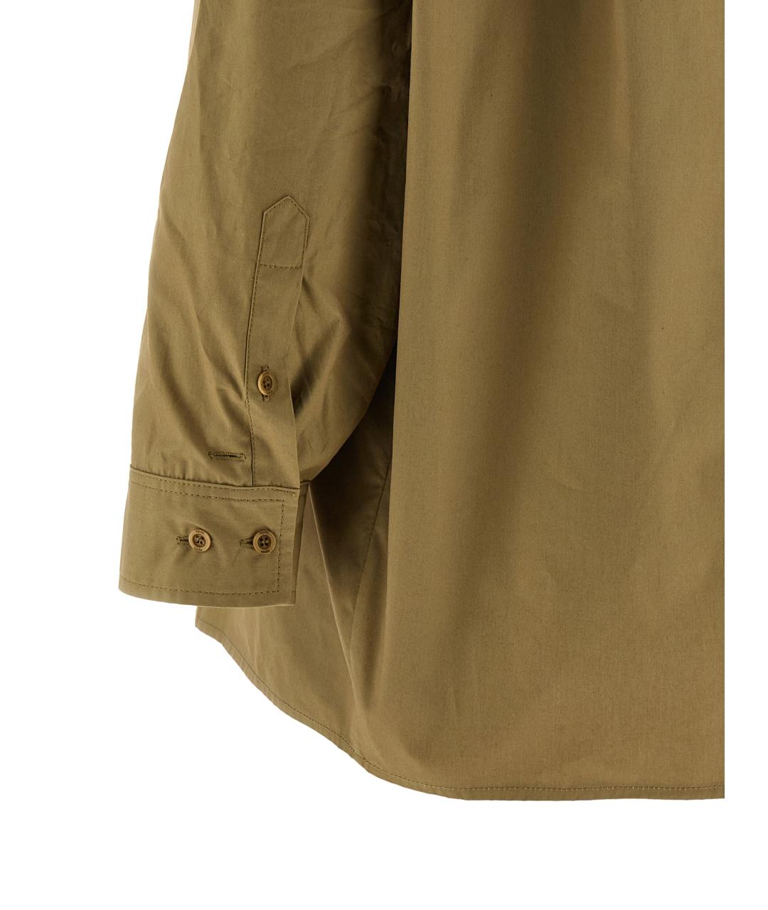 NUDE Зеленая хлопковая рубашка, фото 5