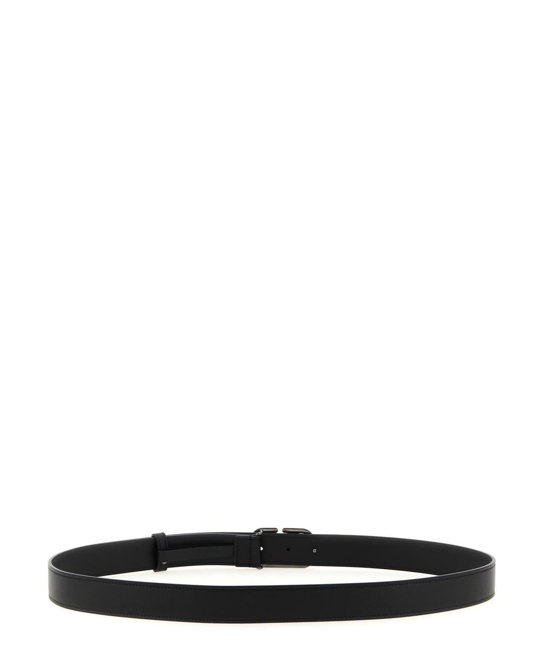 VALENTINO Черный кожаный ремень, фото 2