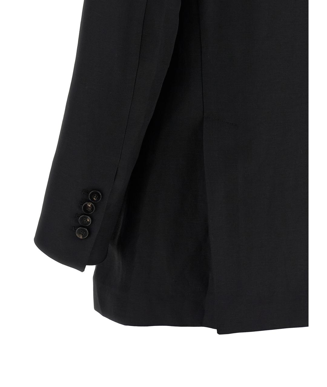 ALBERTO BIANI Черный вискозный жакет/пиджак, фото 4