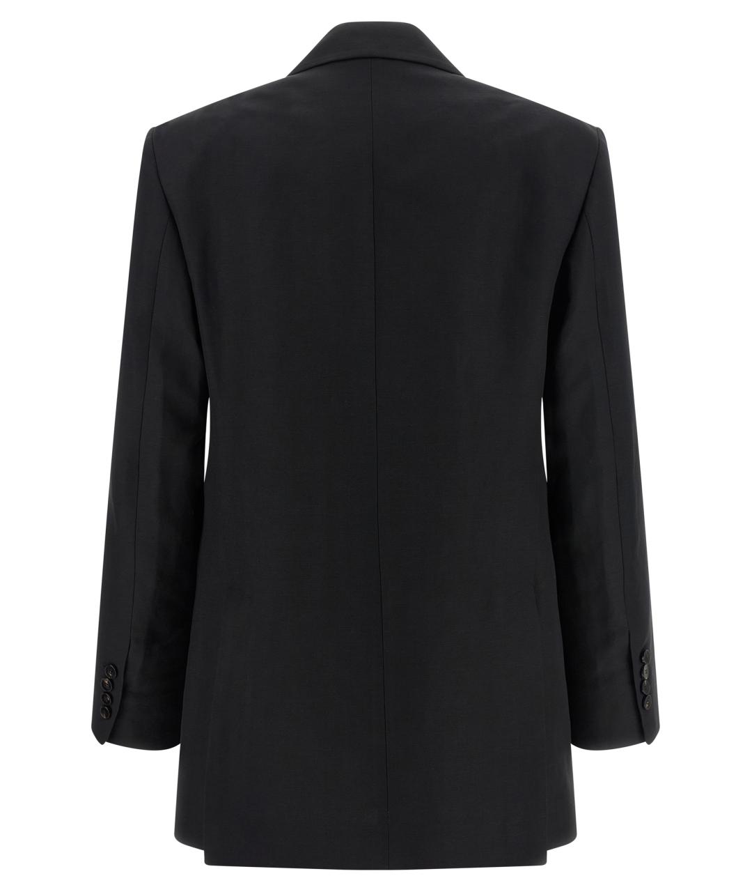 ALBERTO BIANI Черный вискозный жакет/пиджак, фото 2