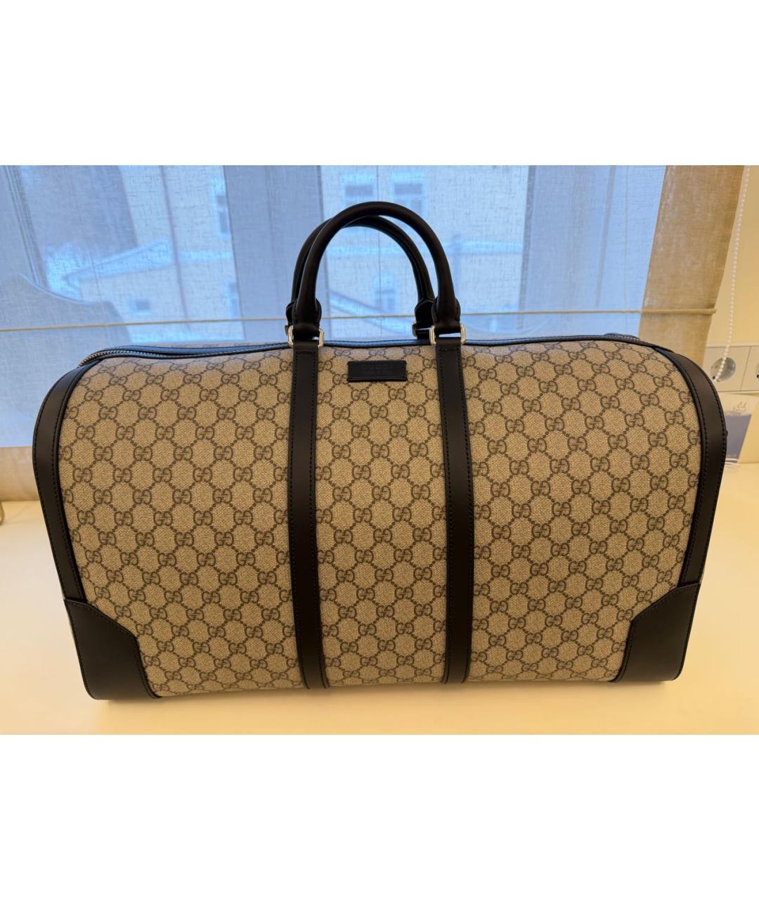 GUCCI Бежевая дорожная/спортивная сумка, фото 2