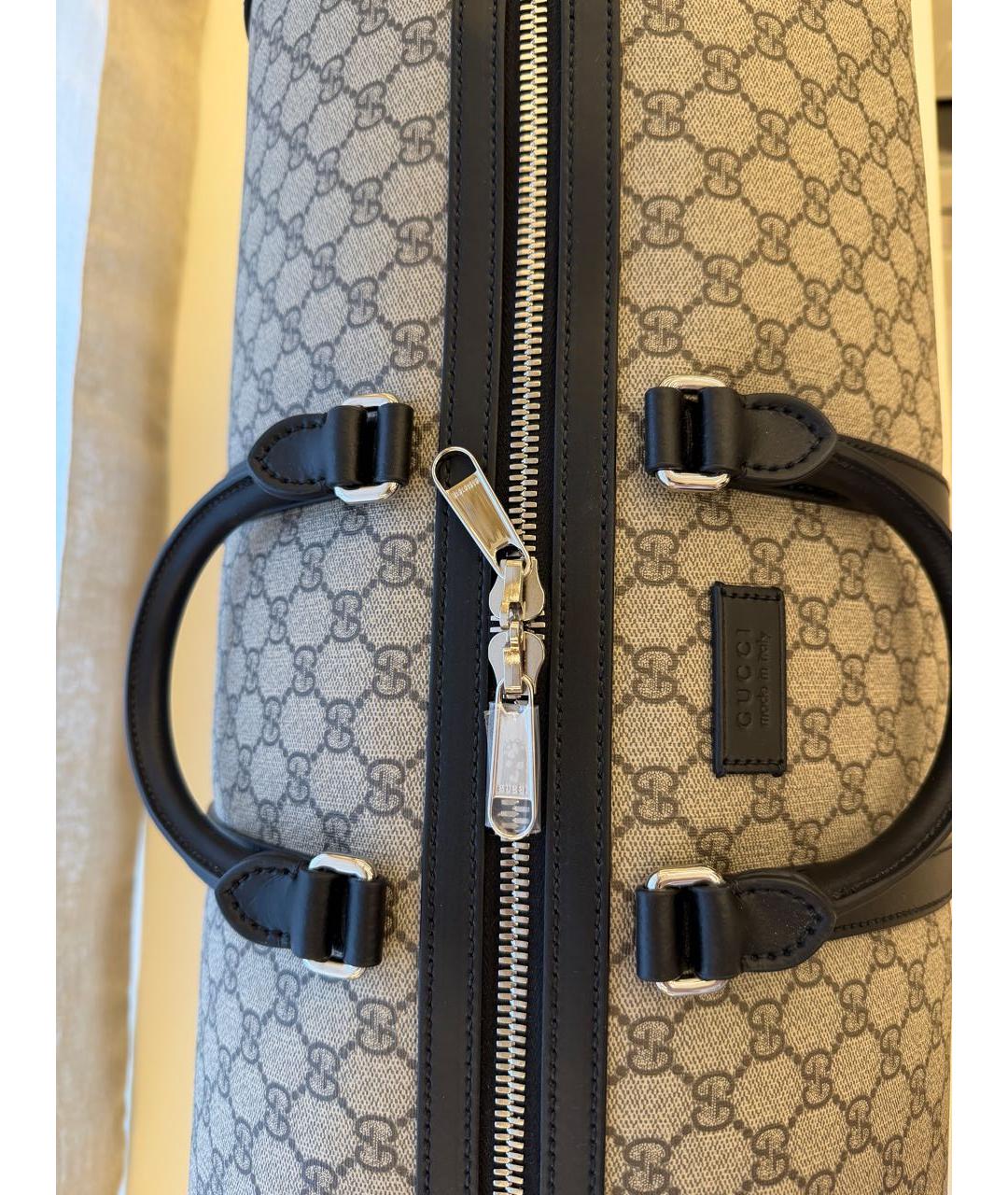 GUCCI Бежевая дорожная/спортивная сумка, фото 8