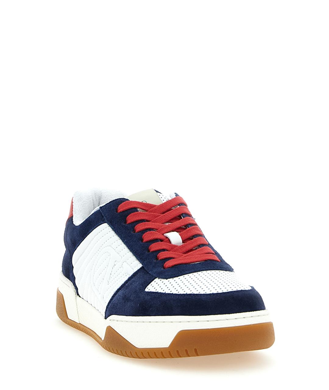 VALENTINO Мульти кожаные низкие кроссовки / кеды, фото 2