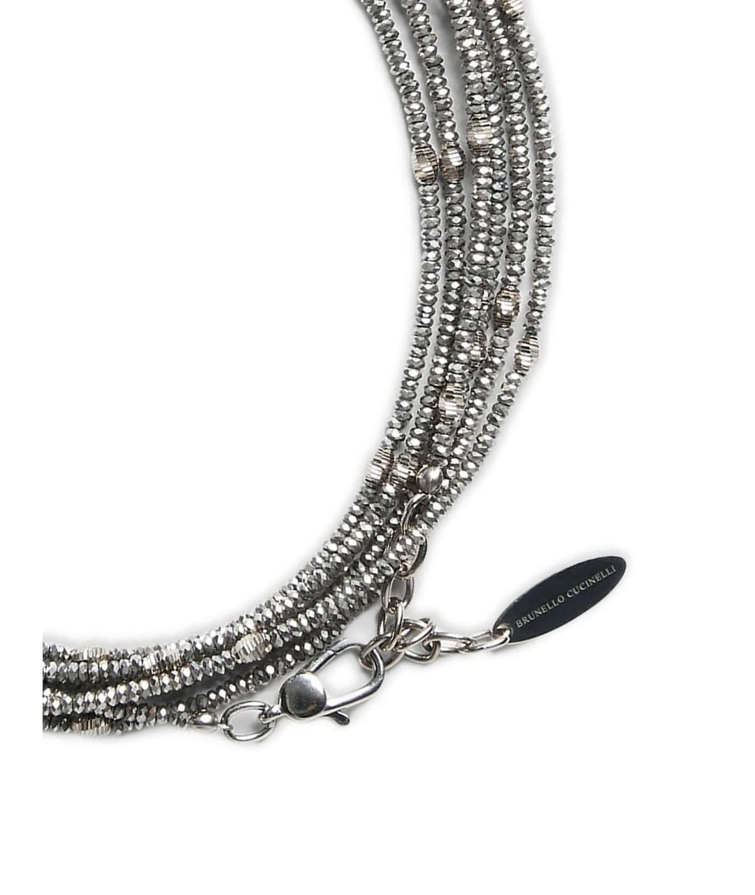 BRUNELLO CUCINELLI Мульти серебряный браслет, фото 2
