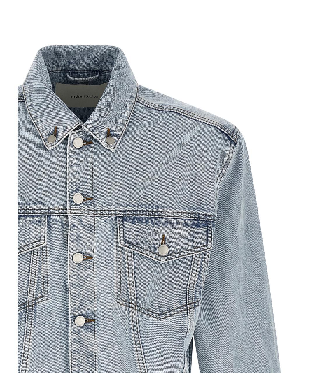 entire studios Голубая деним куртка, фото 3