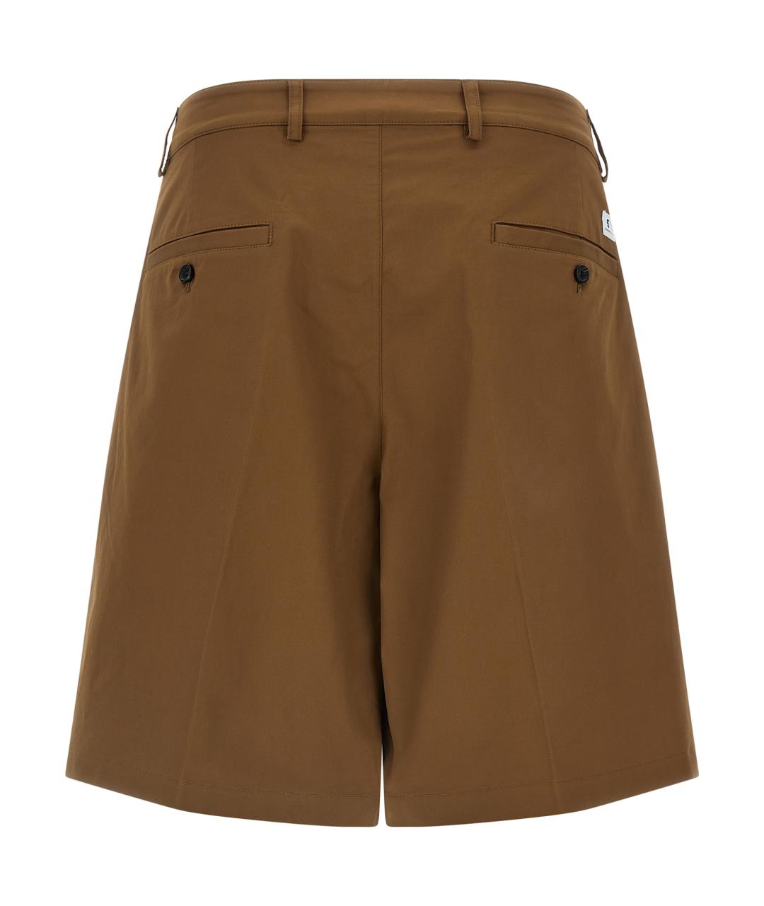 DEPARTMENT 5 Коричневые хлопковые шорты, фото 2
