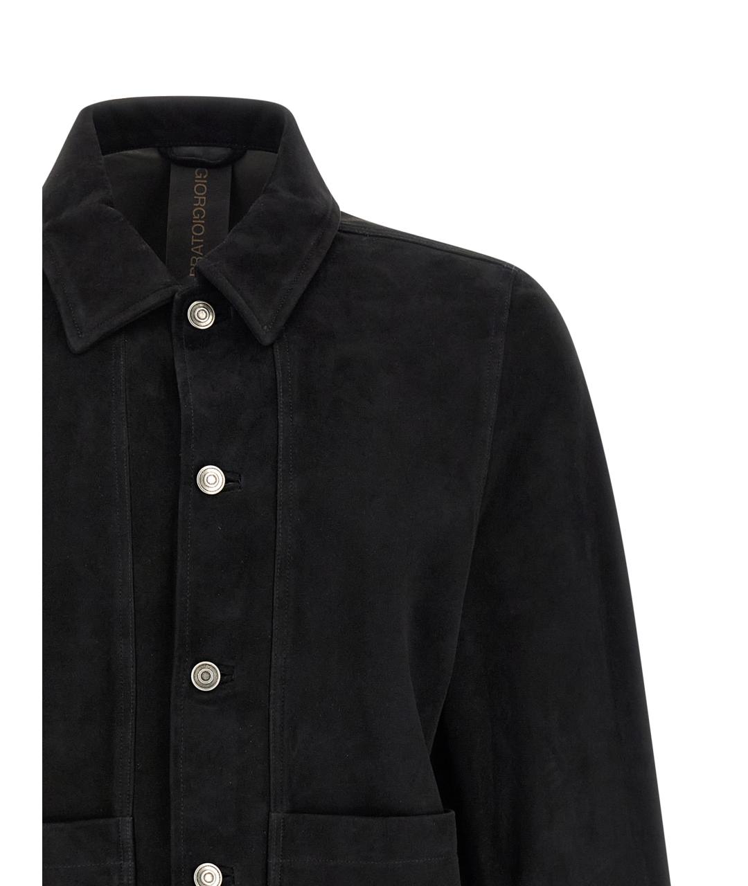 GIORGIO BRATO Черная замшевая куртка, фото 3