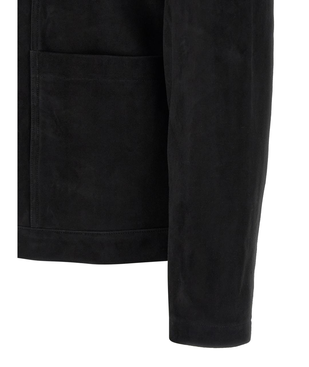 GIORGIO BRATO Черная замшевая куртка, фото 4