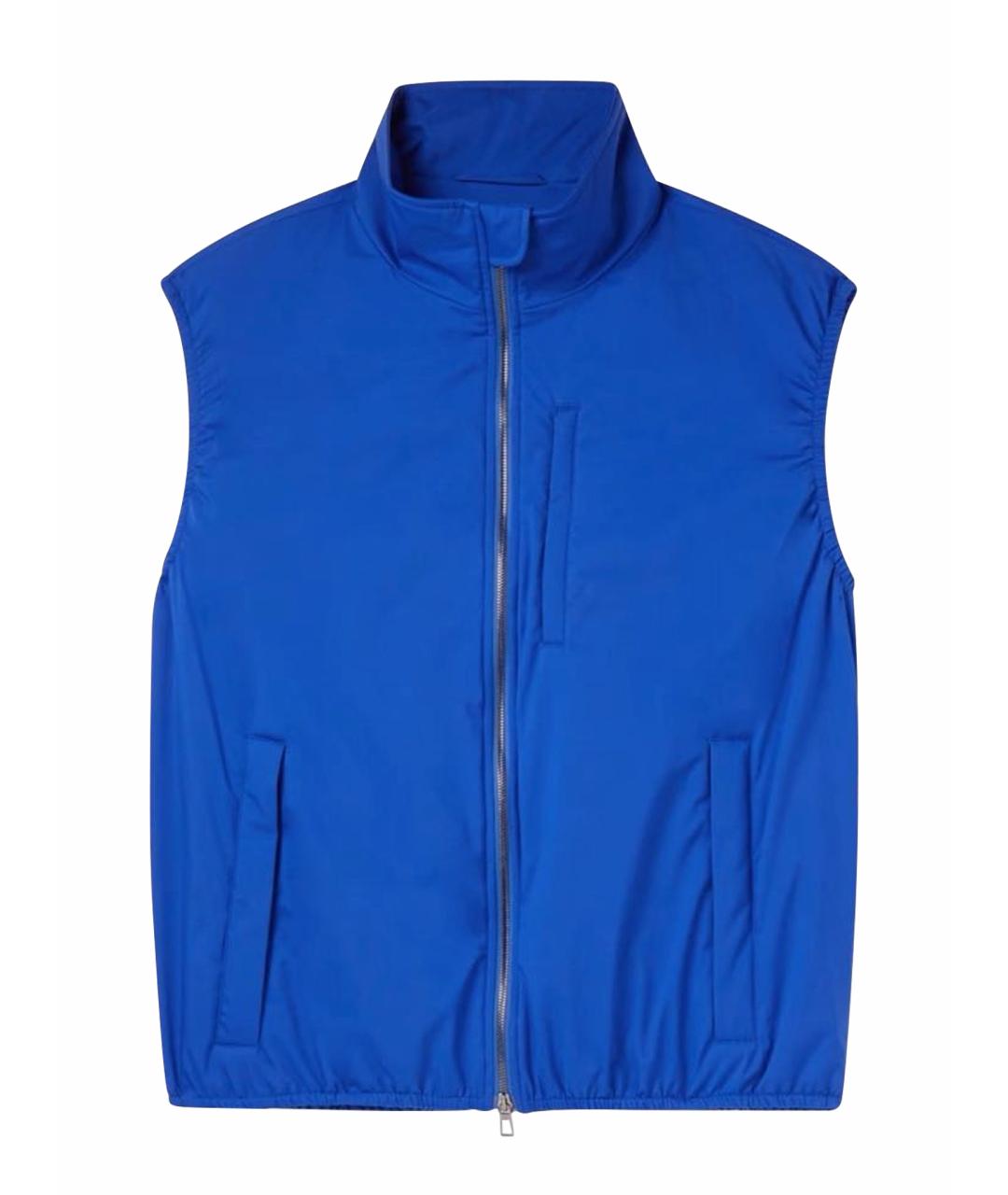 LORO PIANA Синяя полиамидовая куртка, фото 9