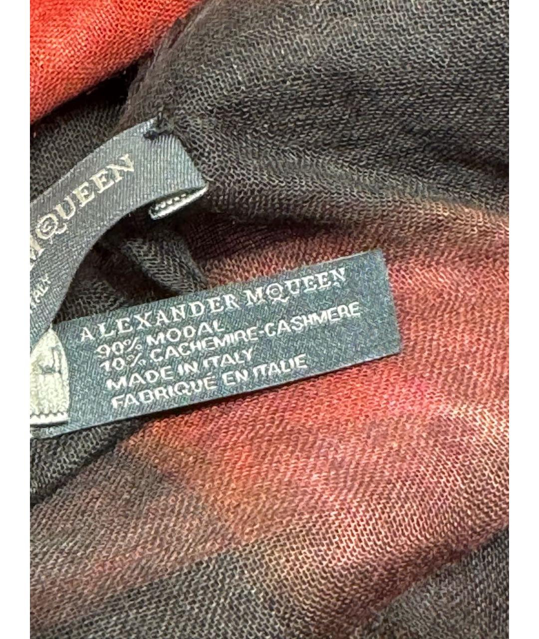 ALEXANDER MCQUEEN Мульти кашемировый платок, фото 5
