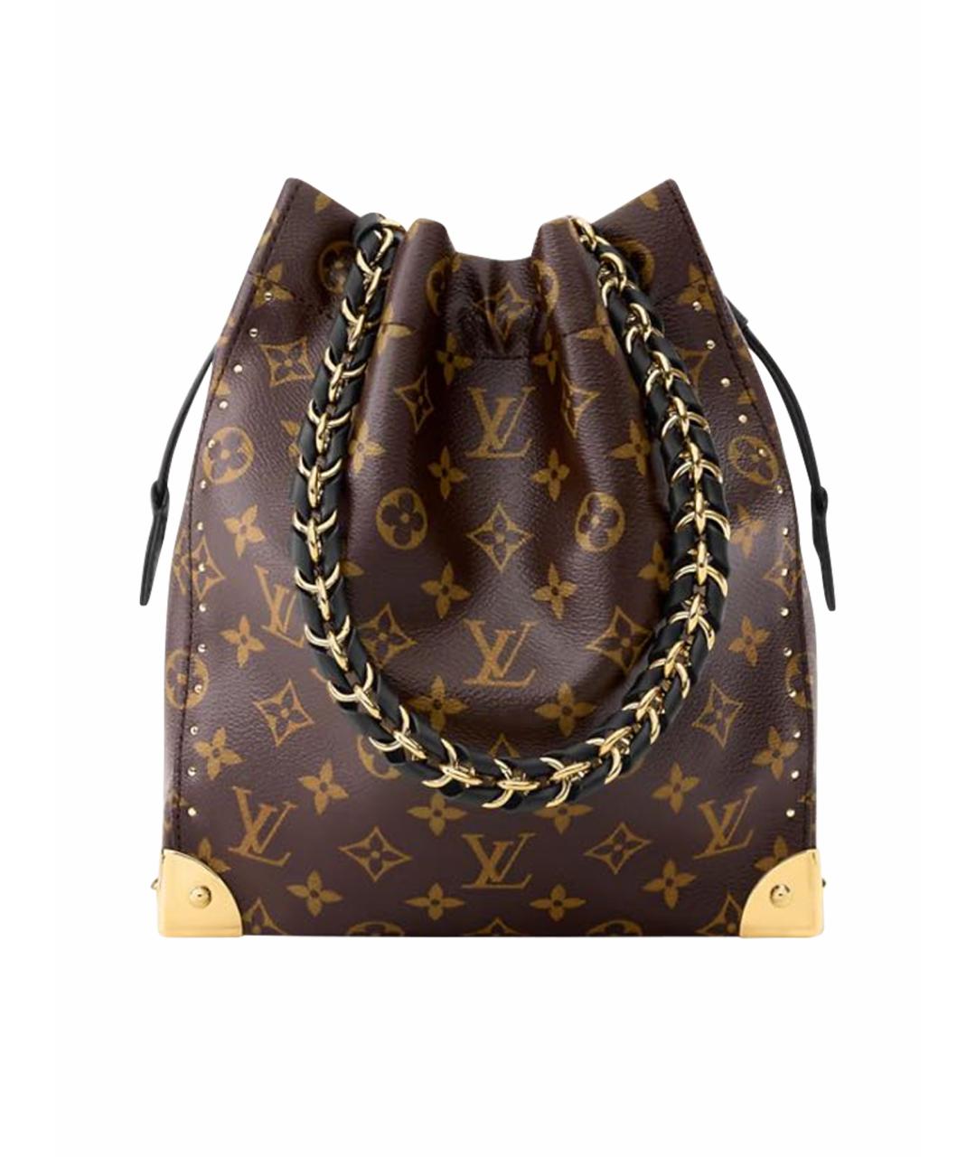 LOUIS VUITTON Коричневая сумка тоут, фото 1