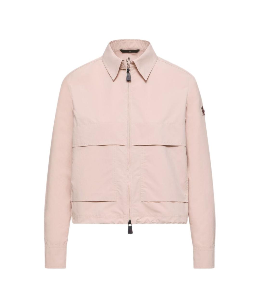 MONCLER GRENOBLE Розовая полиэстеровая куртка, фото 1