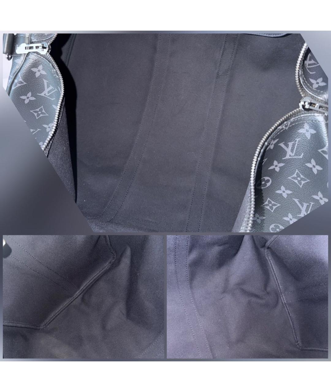 LOUIS VUITTON Черная дорожная/спортивная сумка, фото 7