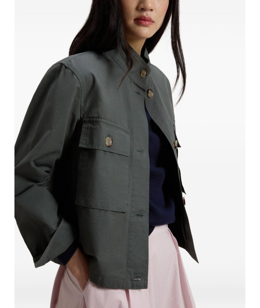 WOOLRICH Зеленая хлопковая куртка, фото 2