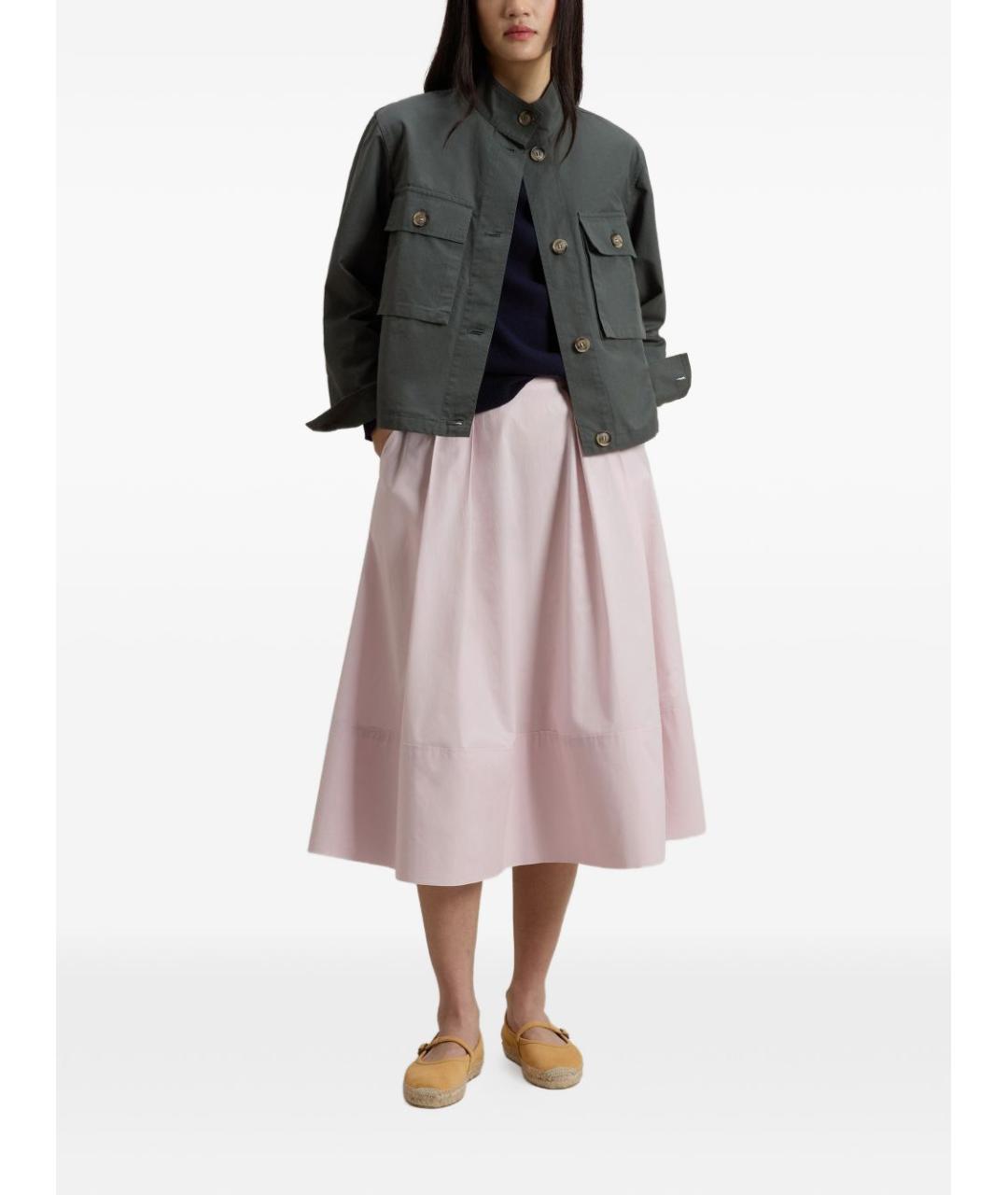 WOOLRICH Зеленая хлопковая куртка, фото 3