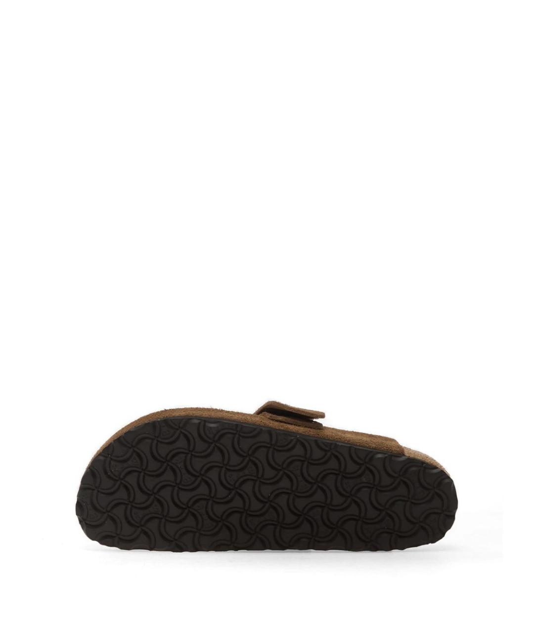 BIRKENSTOCK Коричневые замшевые сандалии, фото 2