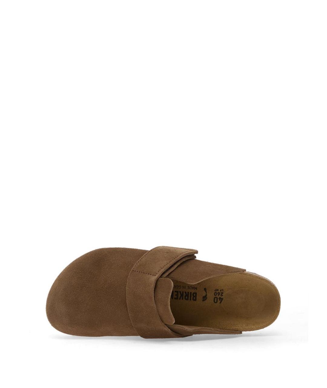 BIRKENSTOCK Коричневые замшевые сандалии, фото 6