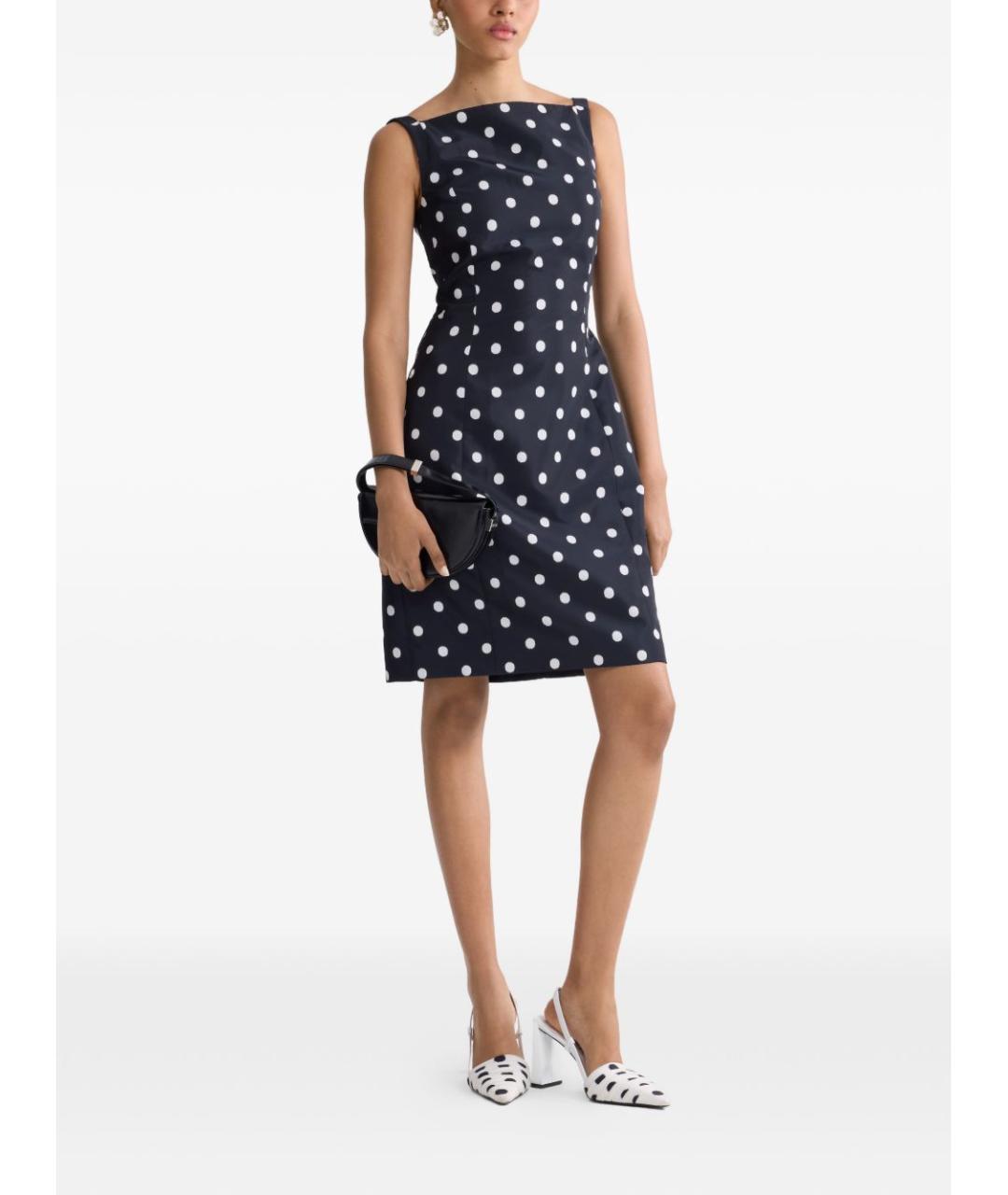 PATOU Мульти полиэстеровое коктейльное платье, фото 4