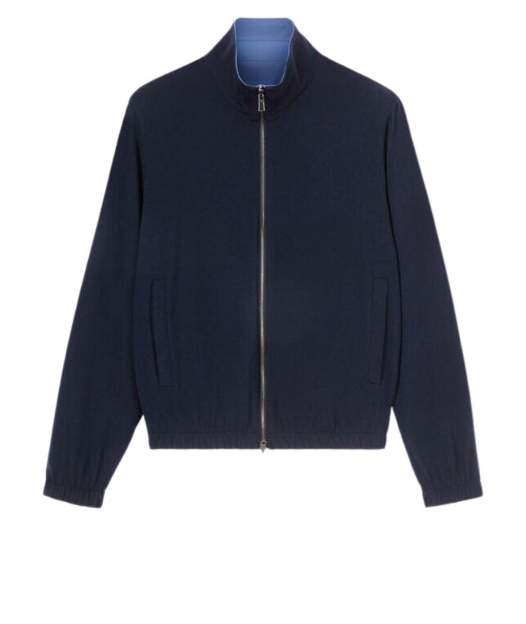 LORO PIANA Синяя полиамидовая куртка, фото 9