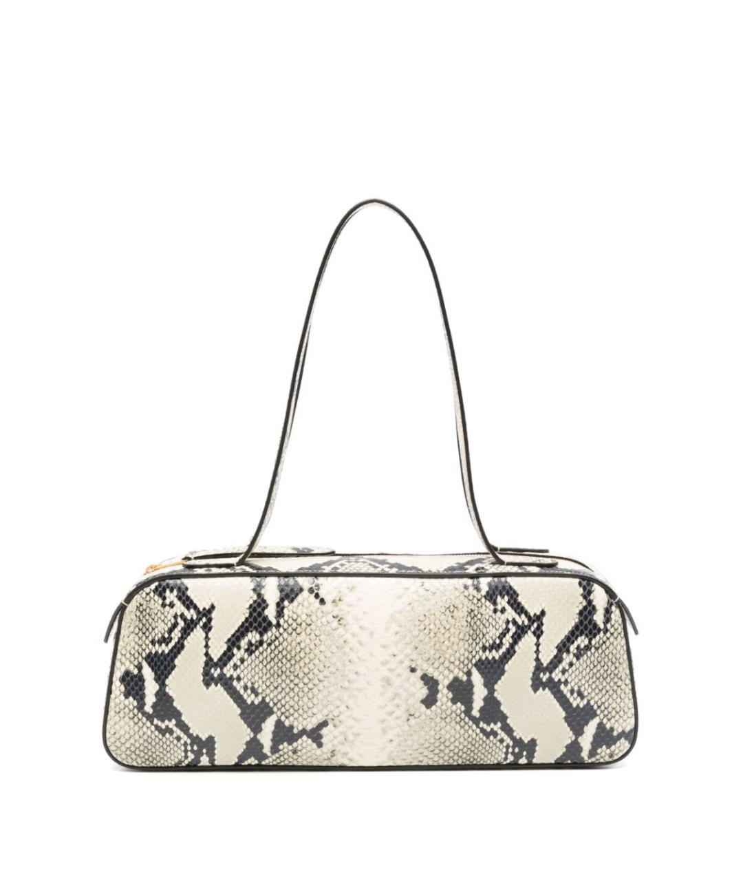 KHAITE Бежевая кожаная сумка через плечо, фото 1