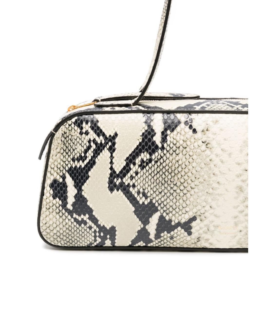 KHAITE Бежевая кожаная сумка через плечо, фото 5