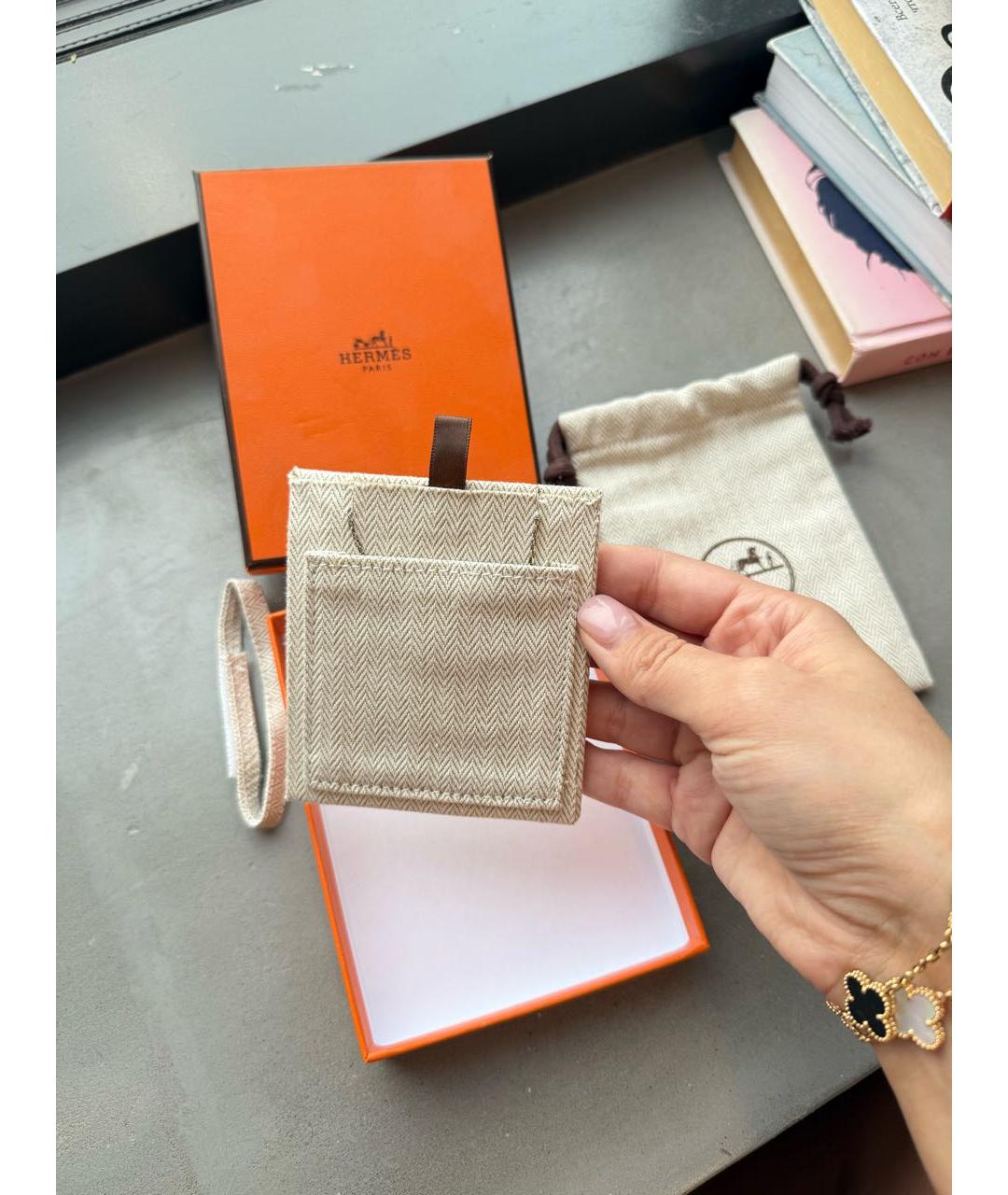 HERMES Черная металлическая подвеска, фото 7