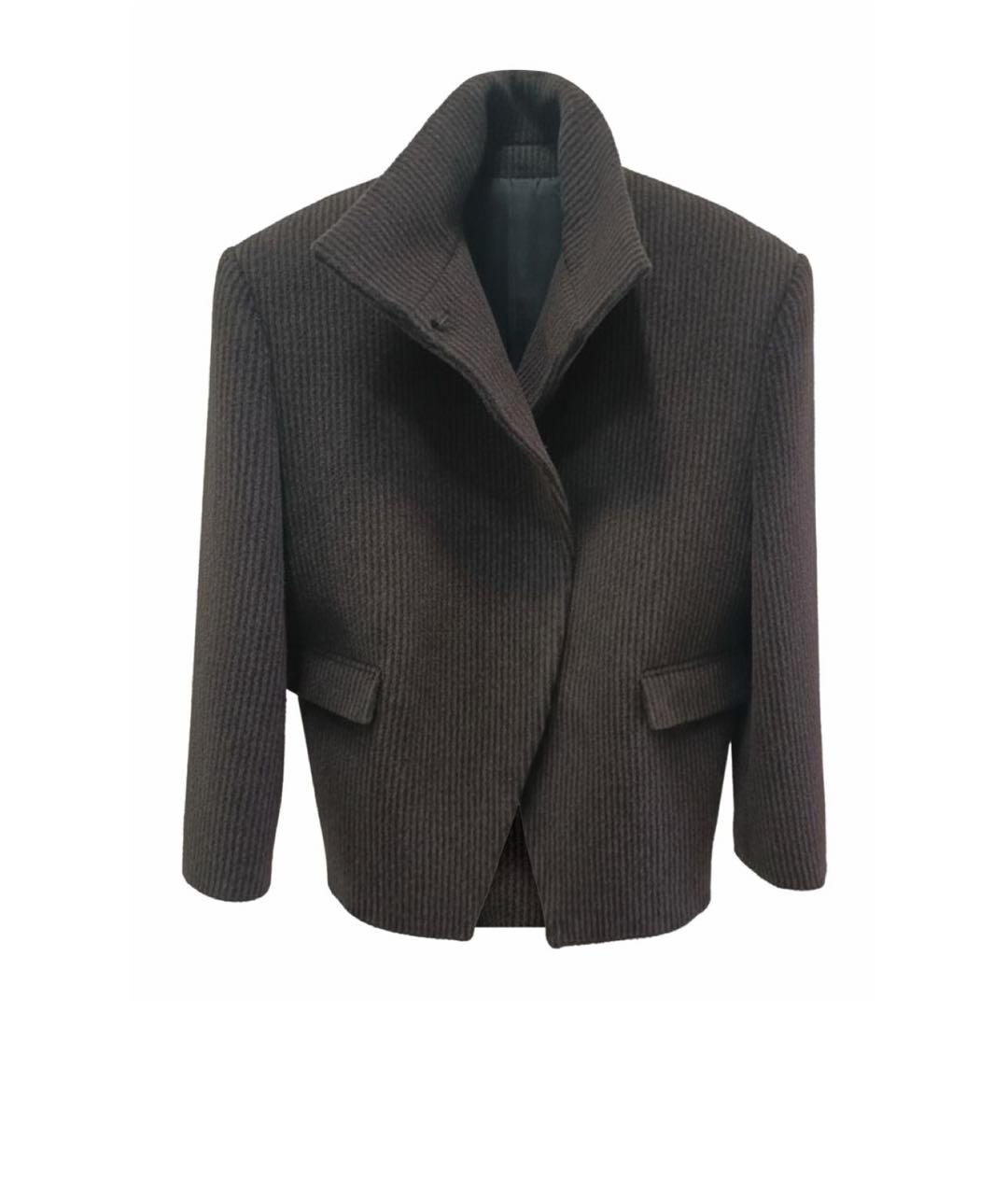 MAGDA BUTRYM Коричневое шерстяное пальто, фото 1