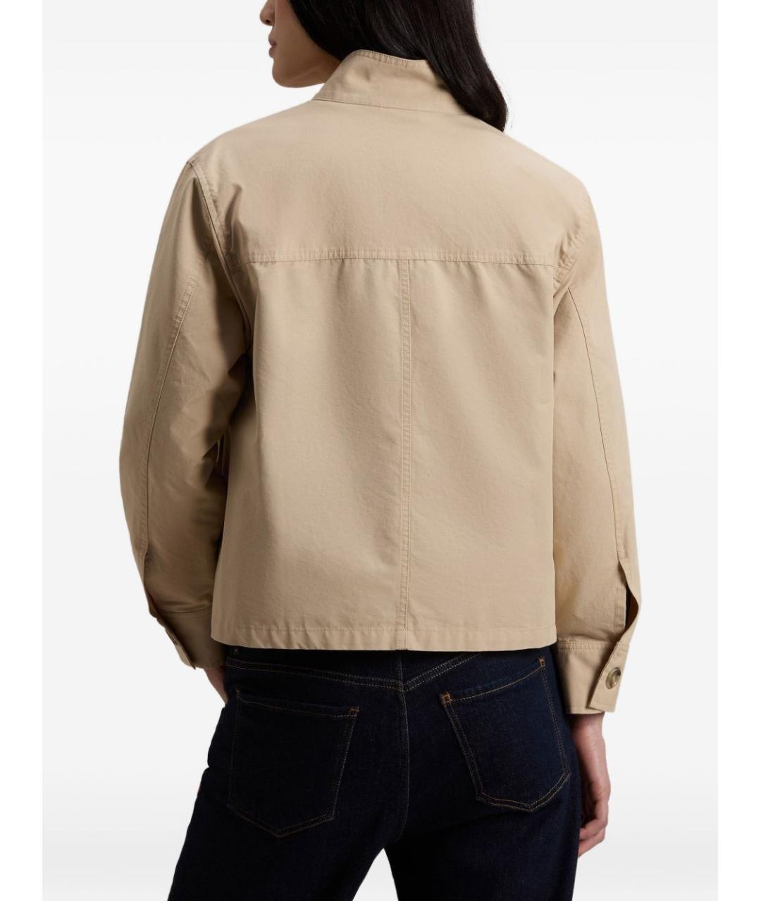 WOOLRICH Бежевая хлопковая куртка, фото 2