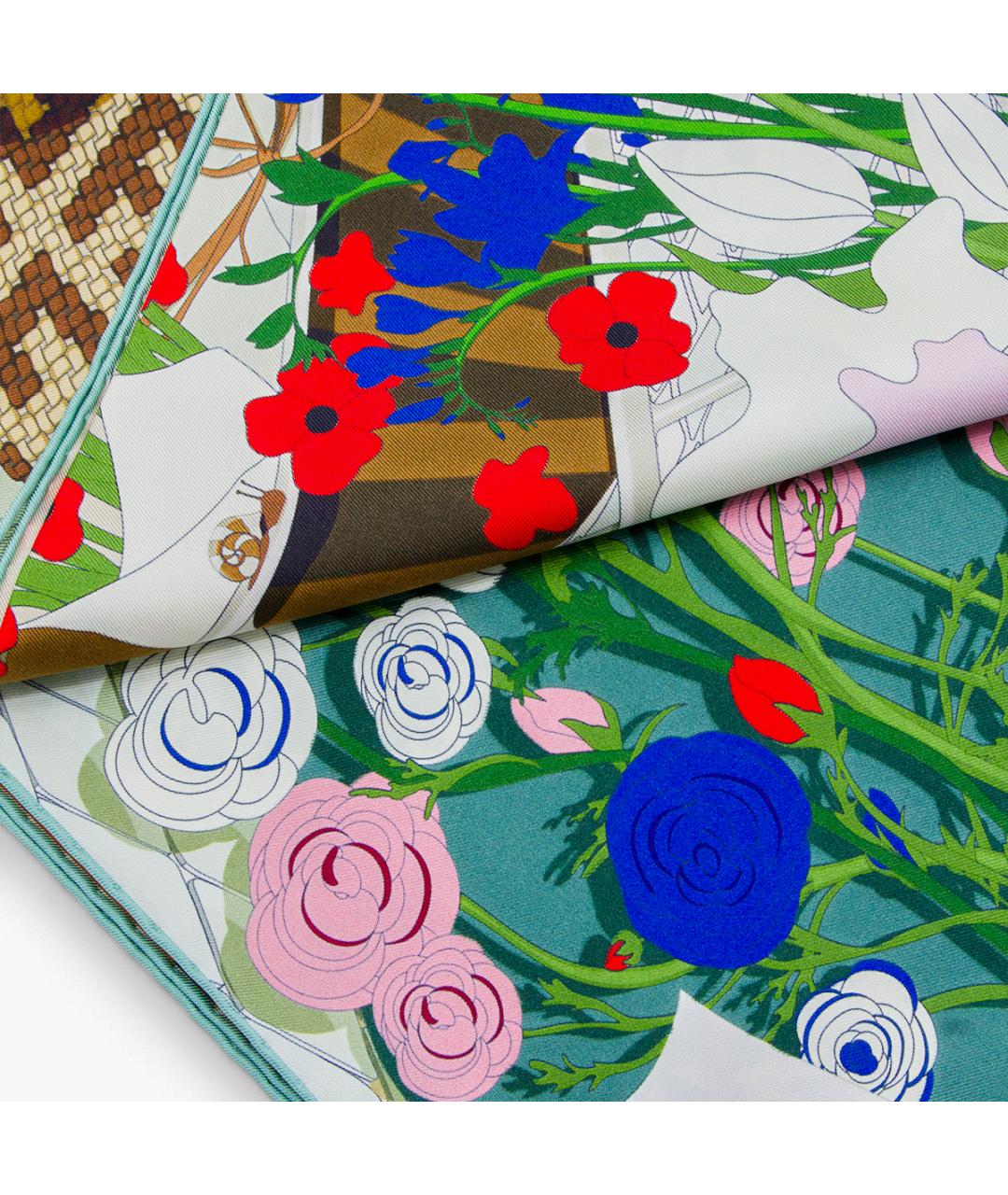 FENDI Мульти шелковый шарф, фото 3