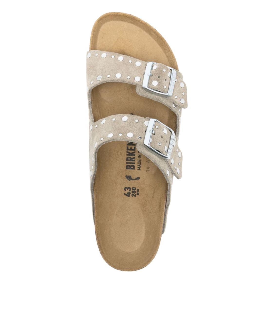 BIRKENSTOCK Серые замшевые сандалии, фото 2