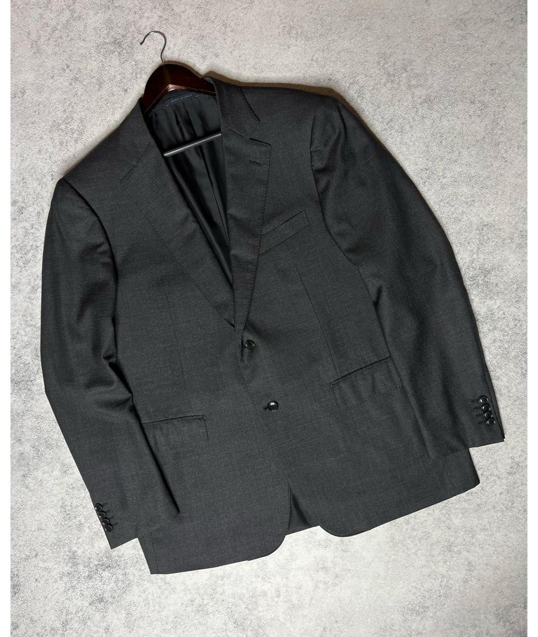 PAL ZILERI Черный шерстяной пиджак, фото 8