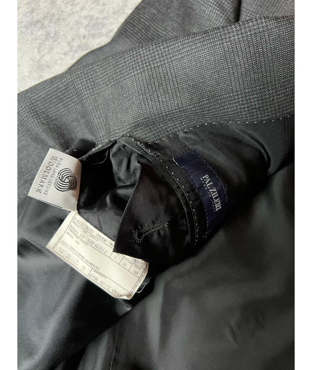 PAL ZILERI Черный шерстяной пиджак, фото 7