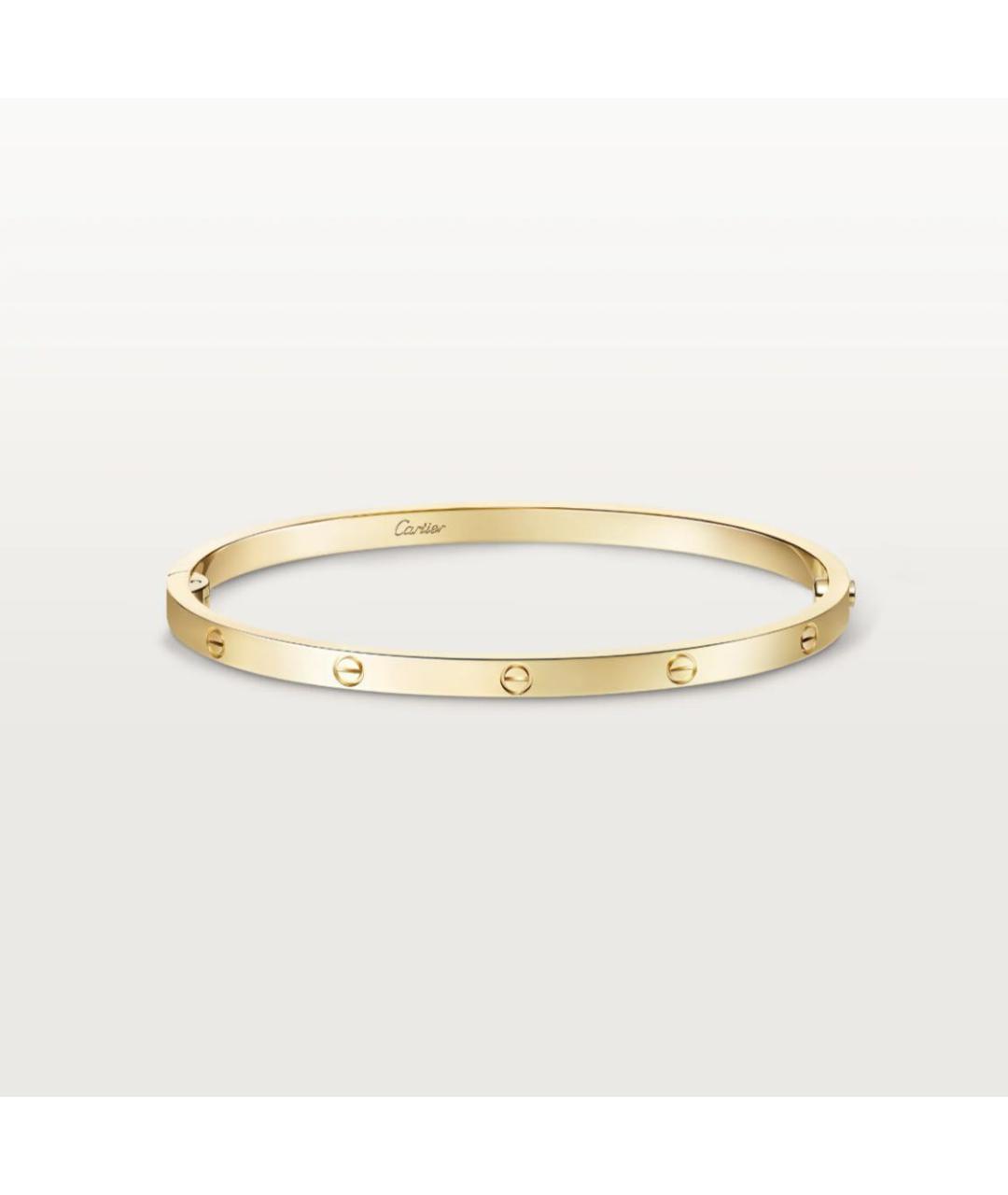 CARTIER Золотой браслет из желтого золота, фото 9